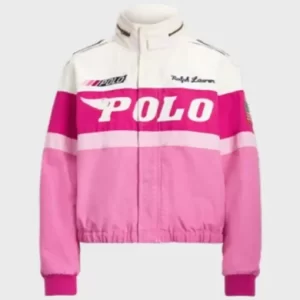 Ralph Lauren Polo Pink Racer Cotton Jacket