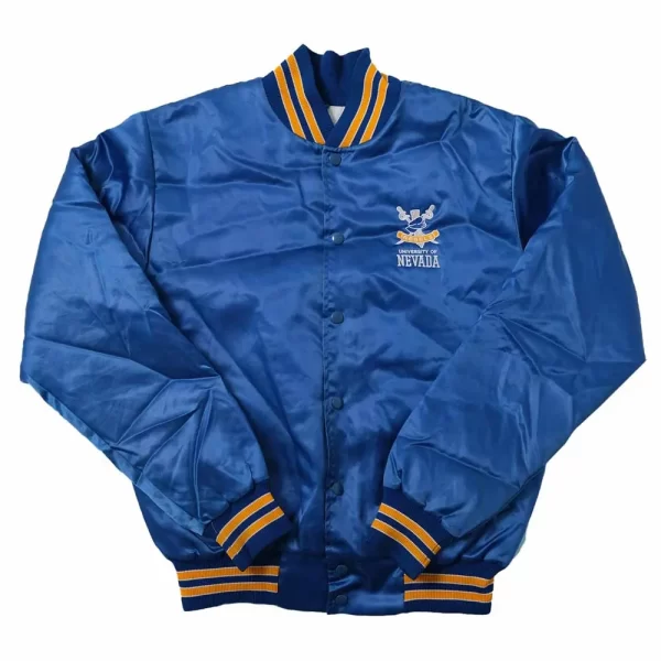 Rebels University of Nevada Satin Blue Jacket