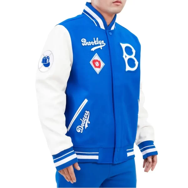 Retro Classic Brooklyn Dodgers Varsity Jacket