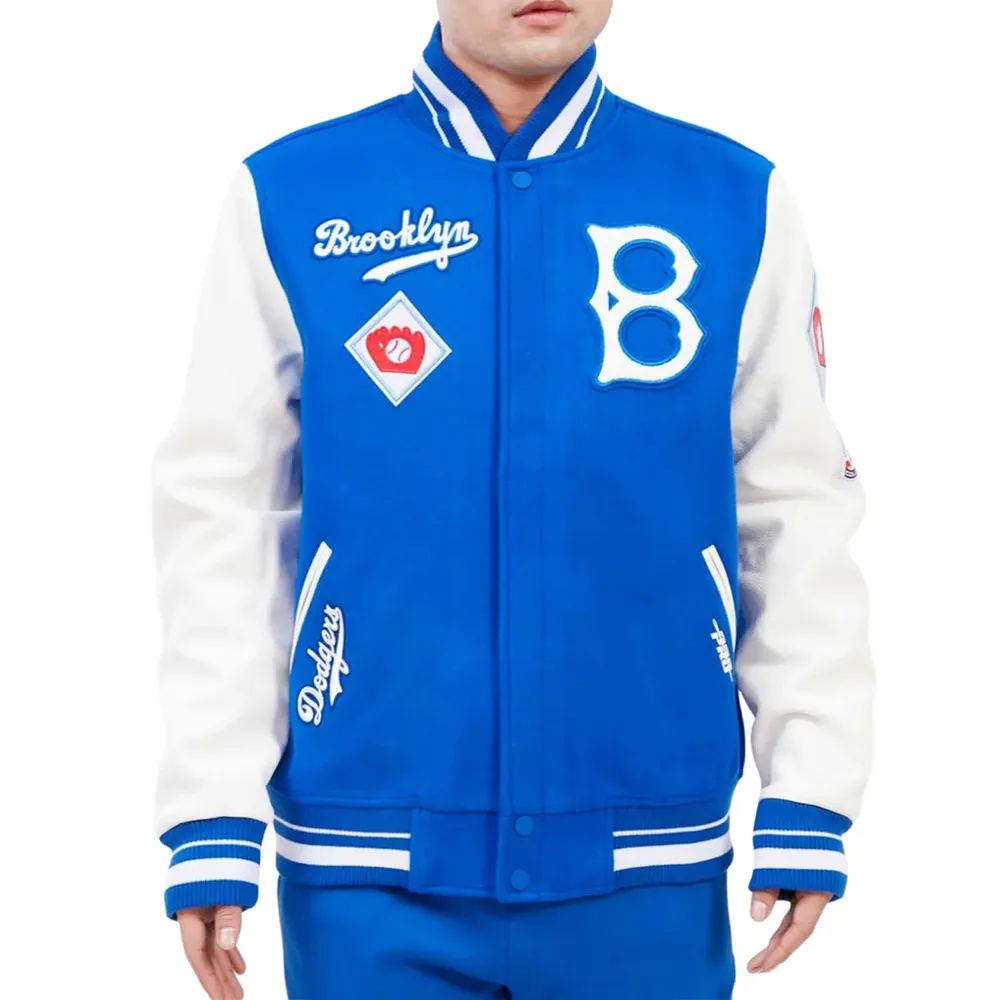 Retro Classic Brooklyn Dodgers Varsity Jacket - A2 Jackets