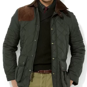 Riverdale Barclay Hope Green Quilted Jacket