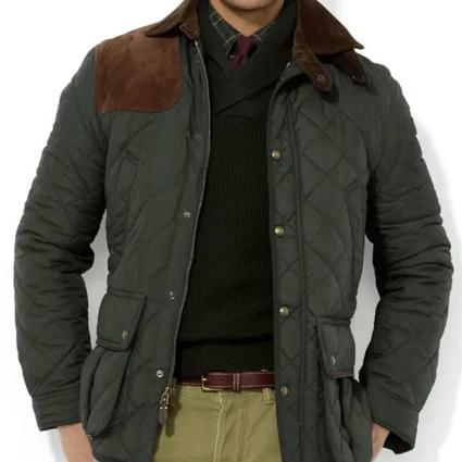 Riverdale Barclay Hope Green Quilted Jacket
