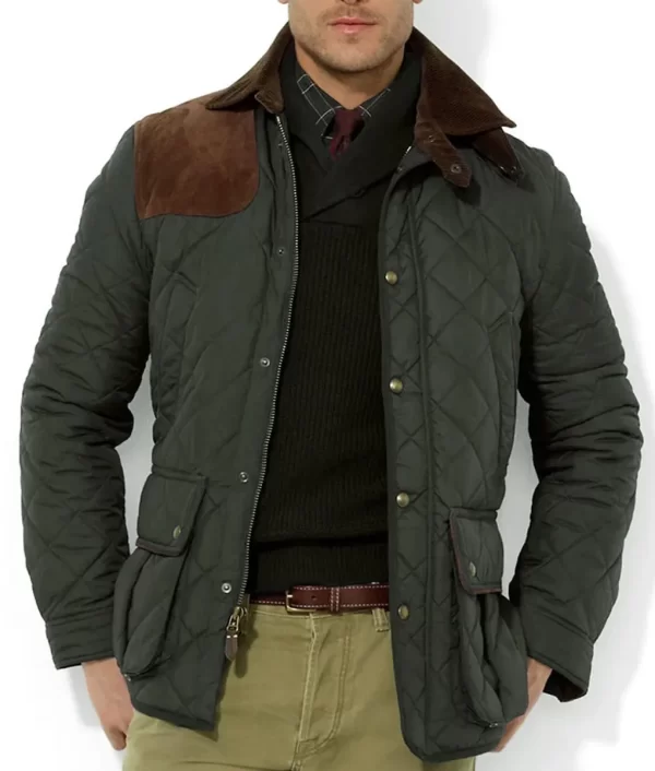 Riverdale Barclay Hope Green Quilted Jacket