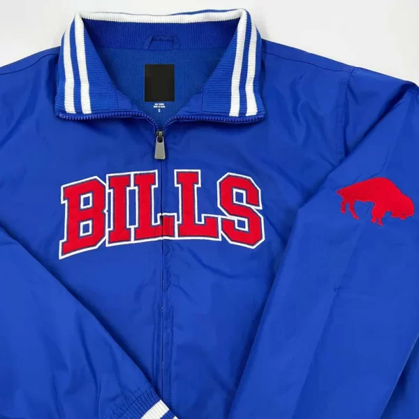 Royal Buffalo Bills Retro Varsity Full-Zip Wool Jacket