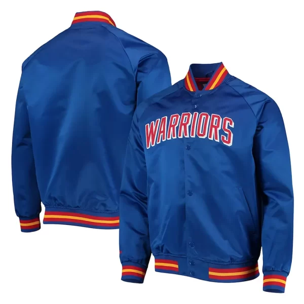 Royal San Francisco Warriors 75th Anniversary Satin Jacket