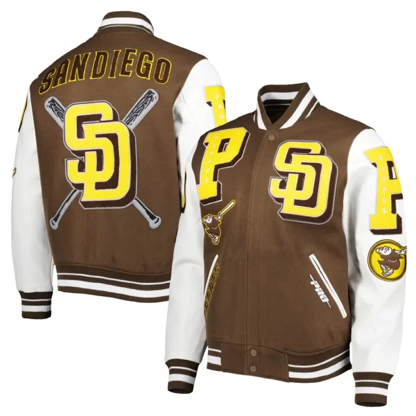 San Diego Padres Mashup Varsity Jacket