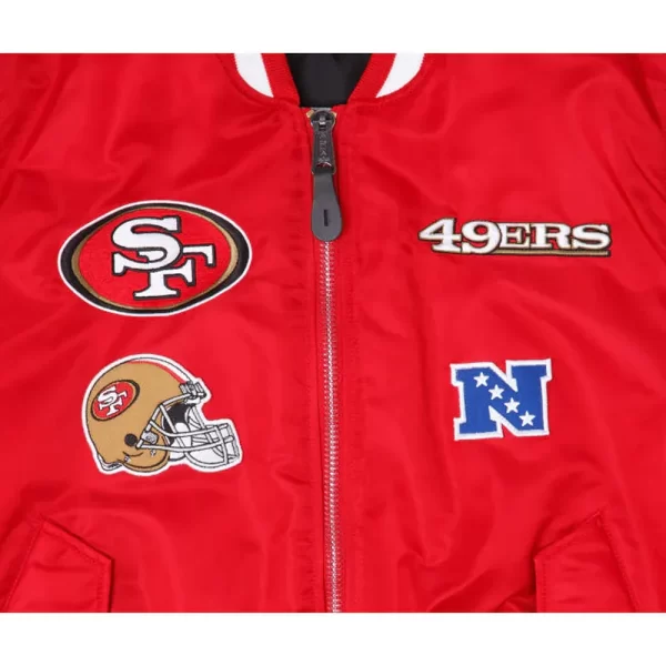 San Francisco 49ers Bomber MA-1 Jacket