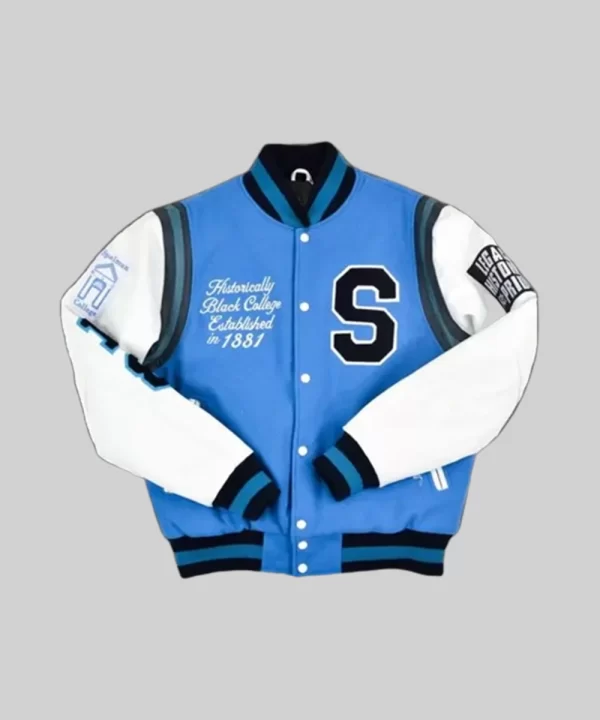 Spelman College Blue And White Jacket