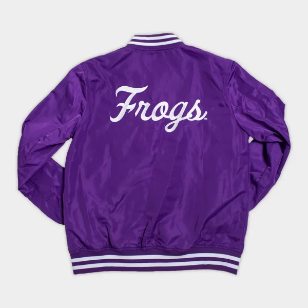 TCU Horned Frogs Vintage-Inspired Bomber Purple Jacket