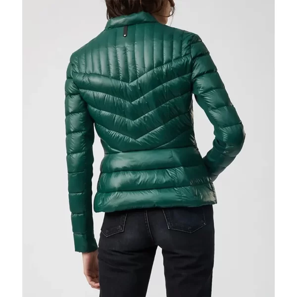 The Bachelor S24 Kelsey Weier Puffer Green Jacket