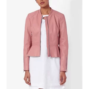 The Young and the Restless Kate Linder Pink Leather Jacket