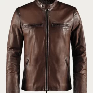 Todd Howard Brown Leather Jacket