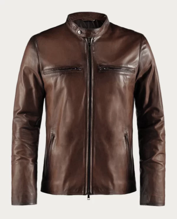 Todd Howard Brown Leather Jacket