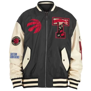 Toronto Raptors New Era Bomber Satin Jacket