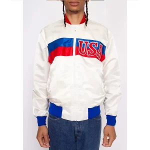 USA 80’s Satin White Jacket