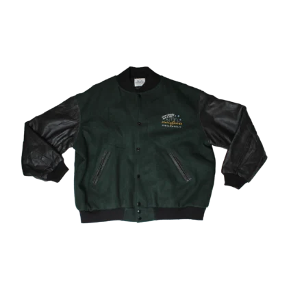 Vintage R.J. David “Circle Center Indianapolis” Leather Varsity Jacket