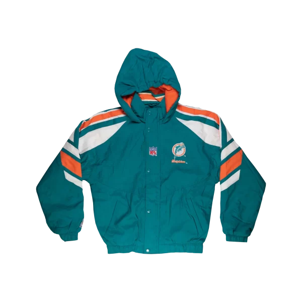 Vintage Starter NFL Pro Line “Miami Dolphins” Winter Satin Jacket