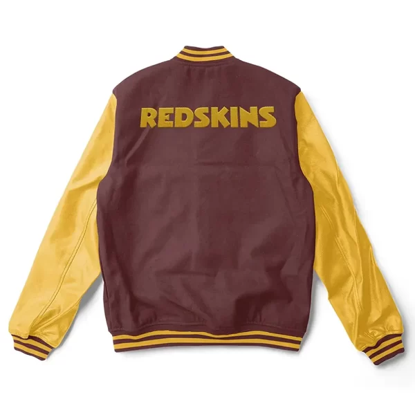 Washington Redskins Varsity Wool & Leather Full-Snap Jacket