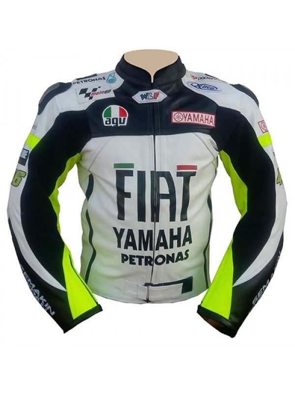 Yamaha Biker White Jacket - A2 Jackets
