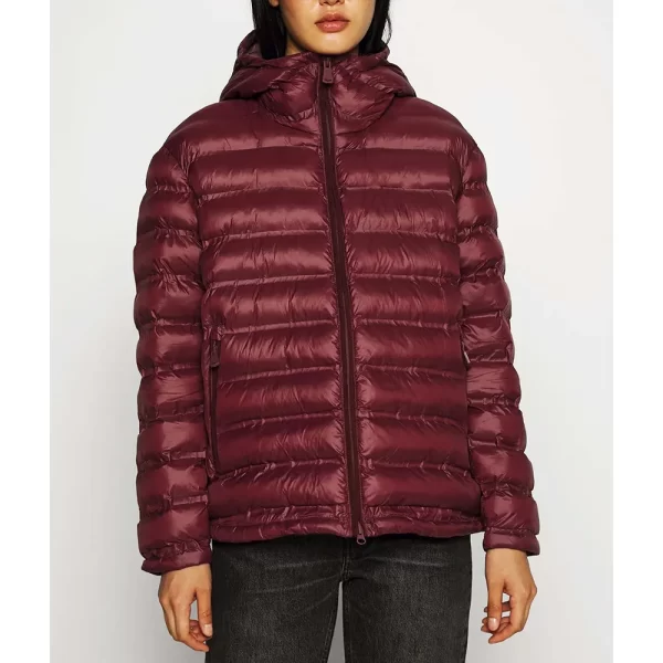 iZombie Rose Mciver Maroon Puffer Jacket