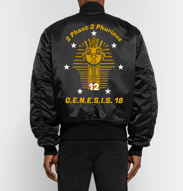 Alpha Phi Alpha Black Satin Jacket