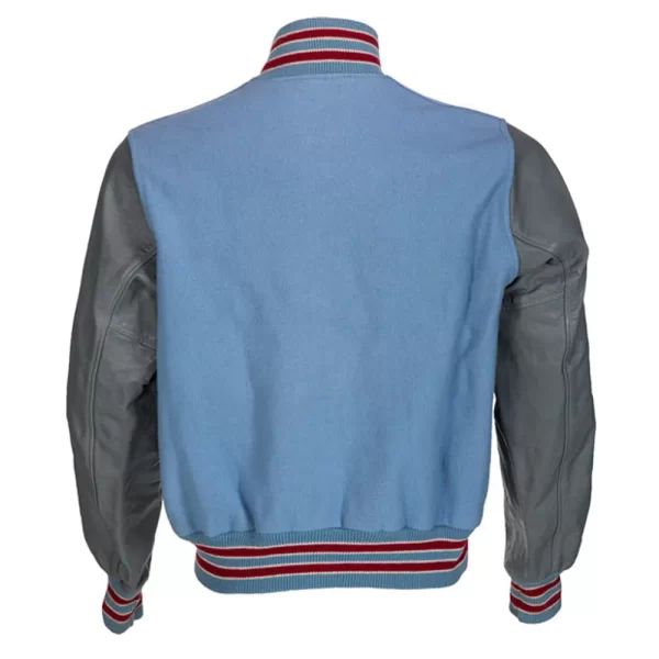 1964 Kansas Jayhawks Full-Snap Varsity Wool & Leather Jacket