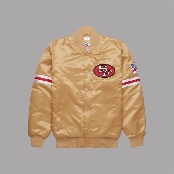 49ers Full-Snap Starter Satin Jacket