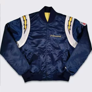 80’s San Diego Chargers Navy Blue Jacket