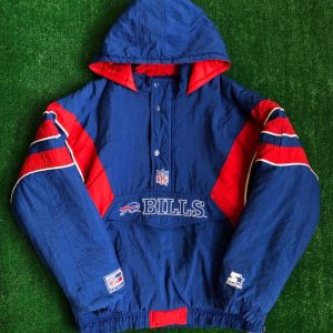 90’s Buffalo Bills Starter NFL Heavyweight Pullover Jacket