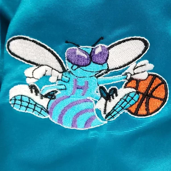 90’s Charlotte Hornets Bomber Jacket