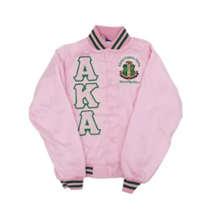 Alpha Kappa Alpha Pink Satin Jacket