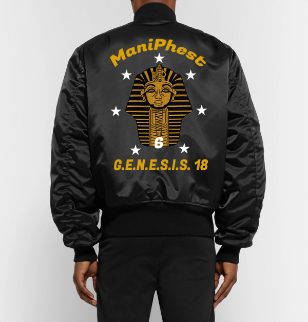 Alpha Phi Alpha Black Satin Jacket