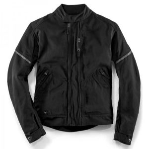 BMW Motorcycle Two Way Zipper Black Jacket