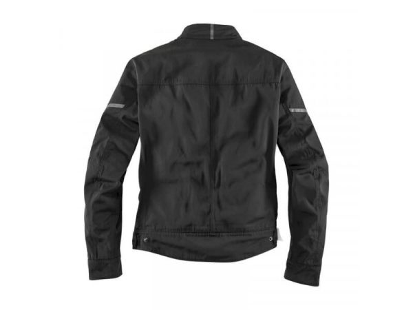 Black BMW Motorcycle Two Way Zipper Jacket