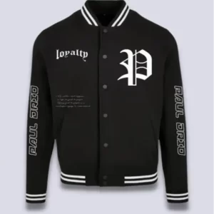 Black Legacy College Wool Varsity Jacket