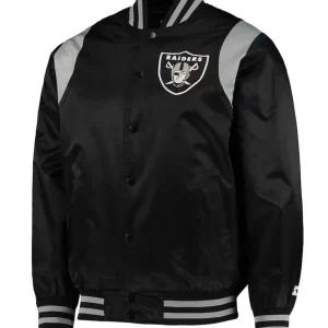 Black & Silver Las Vegas Raiders Prime Time Jacket