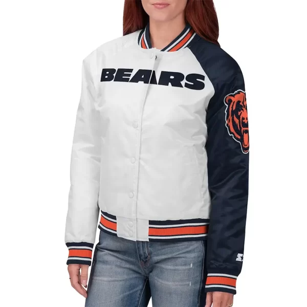 Chicago Bears Hometown Satin Jacket