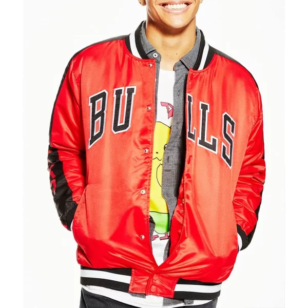 Chicago Bulls Superfans Bomber Satin Jacket