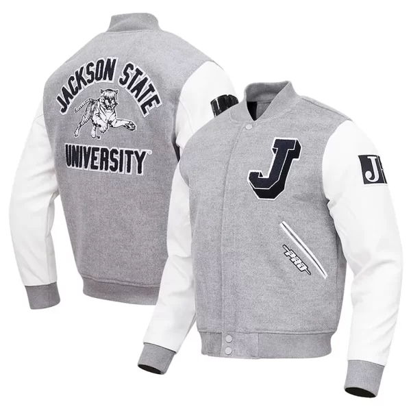 Classic Jackson State Tigers Wool Varsity Jacket