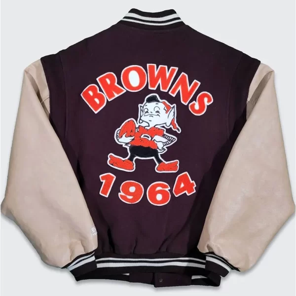 Cleveland Browns 90’s Wool & Leather Varsity Jacket