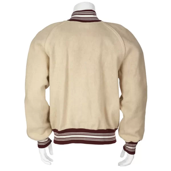 Cream 1954-57 Texas A&M Aggies Varsity Full-Snap Wool Jacket