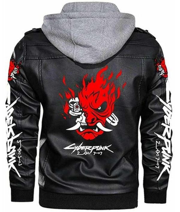 Cyberpunk 2077 Samurai Leather Black Jacket