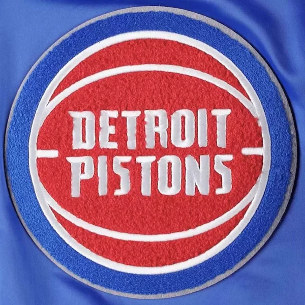 Detroit Pistons Finals Mash Up Capsule Royal Satin Jacket