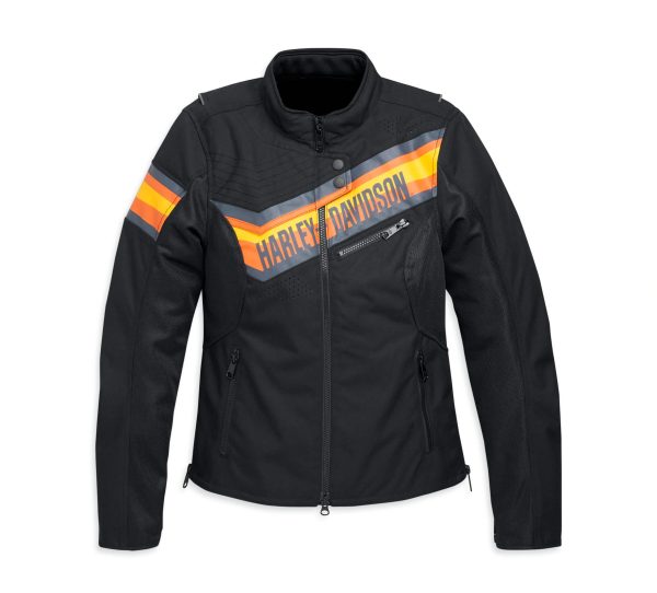 Harley Davidson Black Textile Riding Jacket