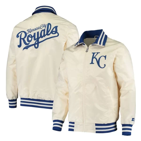 Kansas City Royals Cream The Captain II Jacket