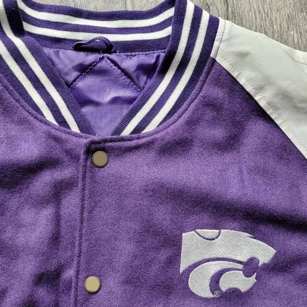 Kansas State Wildcats Varsity Purple and White Jacket