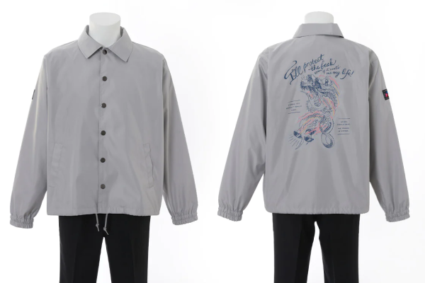 Kazuma Kiryu Model White Coach Jacket