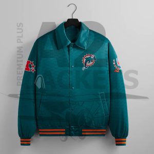 Kith for the NFL Dolphins Satin Bomber Jacket