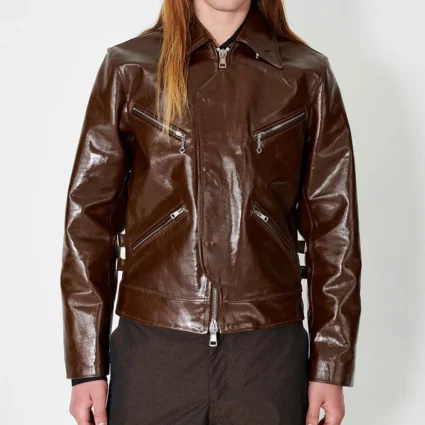 Legacy Demon Leather Brown Jacket