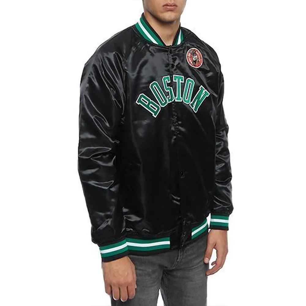 Lightweight Boston Celtics Satin Jacket
